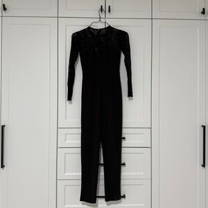 Elegant Black Lace Jumpsuit